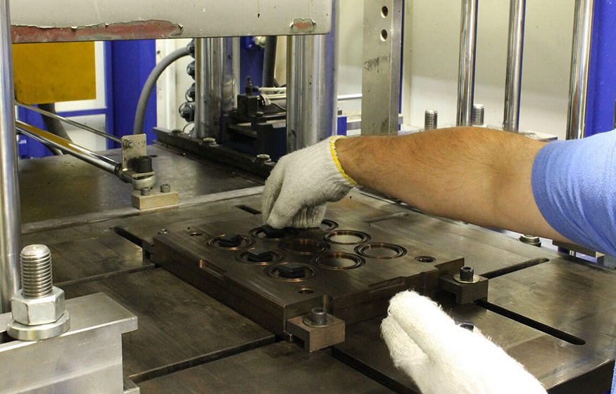 compression molding.